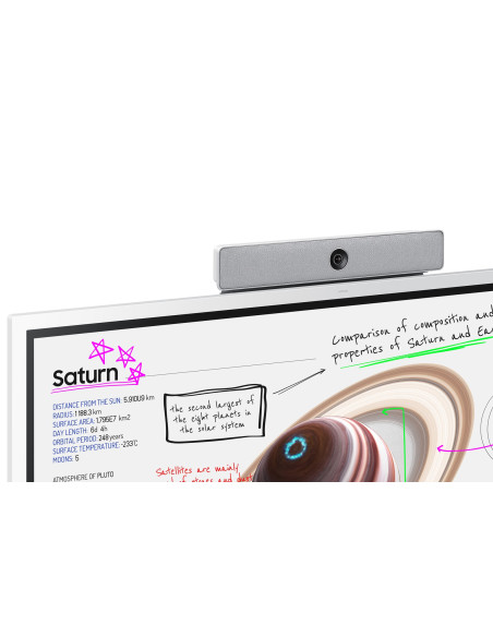 Samsung Flip Pro Digital Flipboard 65" 4K Ir Touch Hdmi Usb-C Usb Lan Wifi Wpa2 Enterprise Bluetooth Tizen 6.5 Soc 2X10W 400X400