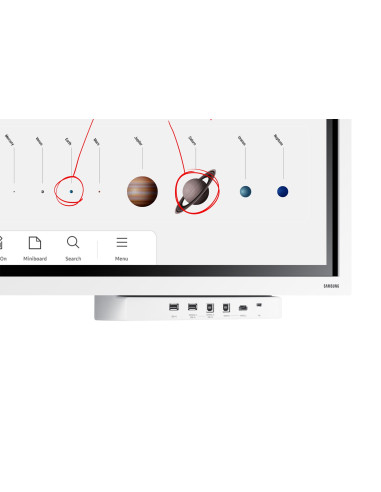 Samsung Flip Pro Digital Flipboard 65" 4K Ir Touch Hdmi Usb-C Usb Lan Wifi Wpa2 Enterprise Bluetooth Tizen 6.5 Soc 2X10W 400X400