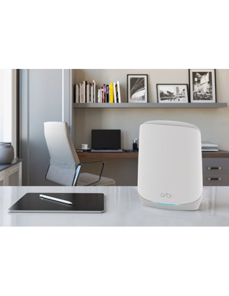 Netgear Orbi Rbk763S Tri-Band (2.4 Ghz/5 Ghz/5 Ghz) Wi-Fi 6 (802.11Ax) Biały 7 Wewnętrzne