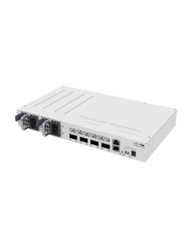 Mikrotik Crs504-4Xq-In Łącza Sieciowe Zarządzany Fast Ethernet (10/100) Obsługa Poe Biały