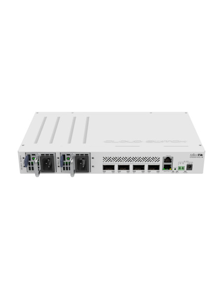 Mikrotik Crs504-4Xq-In Łącza Sieciowe Zarządzany Fast Ethernet (10/100) Obsługa Poe Biały