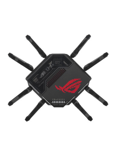 Asus Rog Rapture Gt-Be98 Router Bezprzewodowy 10 Gigabit Ethernet Quad-Band (2.4 Ghz / 5 Ghz-1 / 5 Ghz-2 / 6 Ghz) Czarny