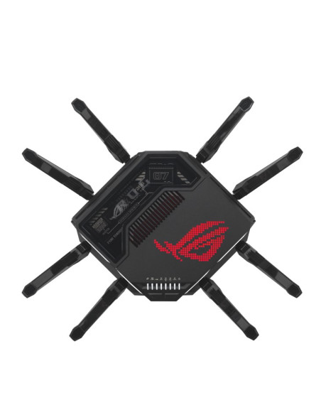 Asus Rog Rapture Gt-Be98 Router Bezprzewodowy 10 Gigabit Ethernet Quad-Band (2.4 Ghz / 5 Ghz-1 / 5 Ghz-2 / 6 Ghz) Czarny