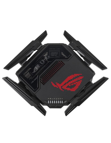 Asus Rog Rapture Gt-Be98 Router Bezprzewodowy 10 Gigabit Ethernet Quad-Band (2.4 Ghz / 5 Ghz-1 / 5 Ghz-2 / 6 Ghz) Czarny