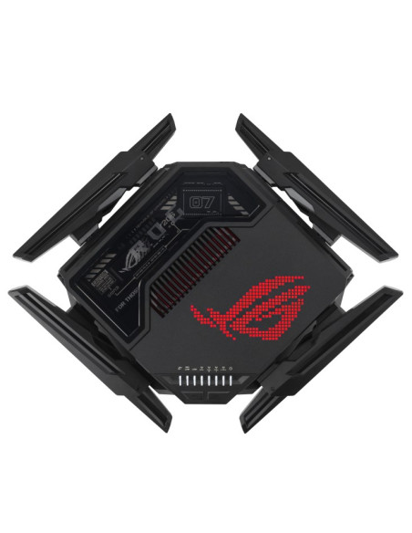 Asus Rog Rapture Gt-Be98 Router Bezprzewodowy 10 Gigabit Ethernet Quad-Band (2.4 Ghz / 5 Ghz-1 / 5 Ghz-2 / 6 Ghz) Czarny