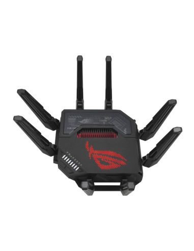 Asus Rog Rapture Gt-Be98 Router Bezprzewodowy 10 Gigabit Ethernet Quad-Band (2.4 Ghz / 5 Ghz-1 / 5 Ghz-2 / 6 Ghz) Czarny