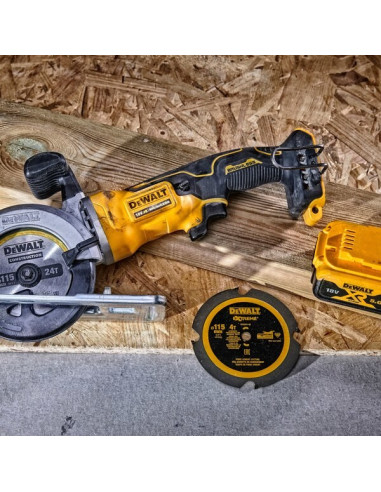 Pilarka Tarczowa Dewalt Dcs571P2 Piła Akumulatorowa 115 Mm 2X Xr 18V 5Ah T-Stak Ii Czarny, Żółty