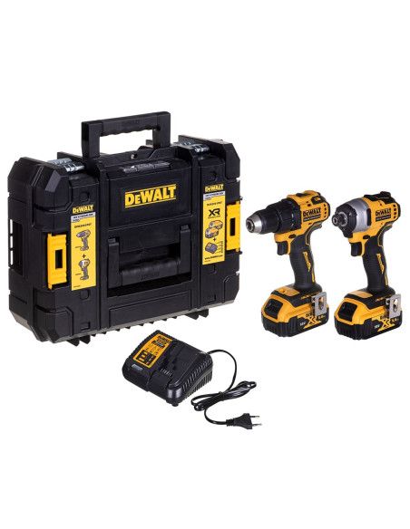 Dewalt.zestaw Combo 18V Dck2061P2T (Dcd708+Dcf809) 2X5,0Ah Tstak