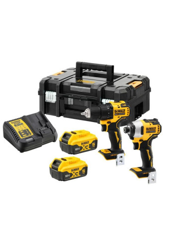 Dewalt.zestaw Combo 18V Dck2061P2T (Dcd708+Dcf809) 2X5,0Ah Tstak