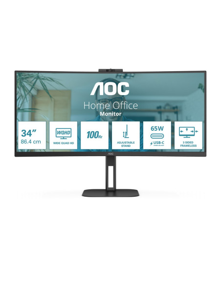Monitor Aoc Led 34" Cu34V5C/Bk
