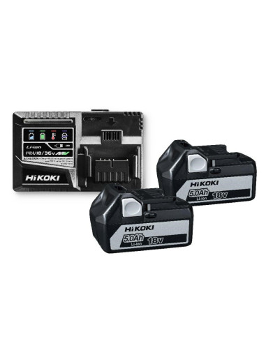 Hikoki.akumulator 18V 5,0Ah Bsl1850 2Szt. +Ładowarka Uc18Ysl3