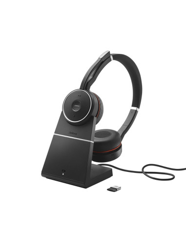 Jabra 7599-842-199 Słuchawki/Zestaw Słuchawkowy Przewodowy I Bezprzewodowy Opaska Na Głowę Połączenia/Muzyka Bluetooth Podstawka