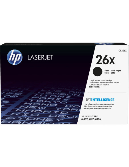 Hp 26X Oryginalny, Wysokowydajny Wkład Z Czarnym Tonerem