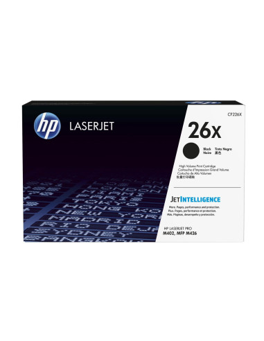 Hp 26X Oryginalny, Wysokowydajny Wkład Z Czarnym Tonerem