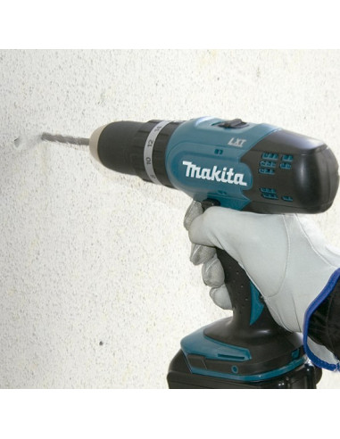 Makita Dhp453Rfe Wiertło Zamek Centralny Czarny, Niebieski 1,8 Kg
