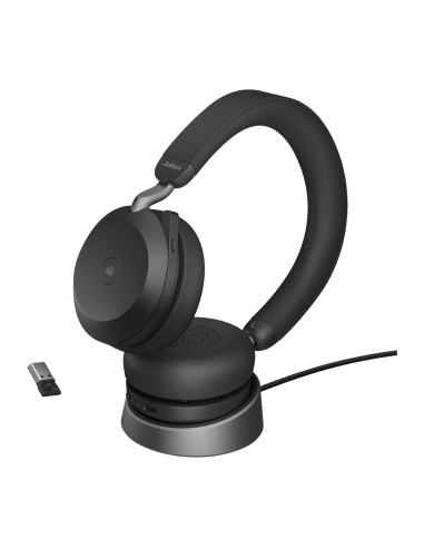 Jabra 27599-999-989 Słuchawki/Zestaw Słuchawkowy Bezprzewodowy Opaska Na Głowę Biuro/Centrum Telefoniczne Bluetooth Podstawka Do