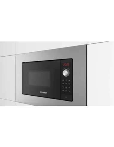 Bosch Kuchenka Mikrofalowa Bfl623Ms3 Do Zabudowy, 20 L, 800 W, Stal Nierdzewna