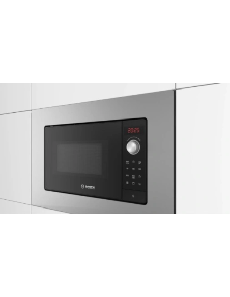 Bosch Kuchenka Mikrofalowa Bfl623Ms3 Do Zabudowy, 20 L, 800 W, Stal Nierdzewna