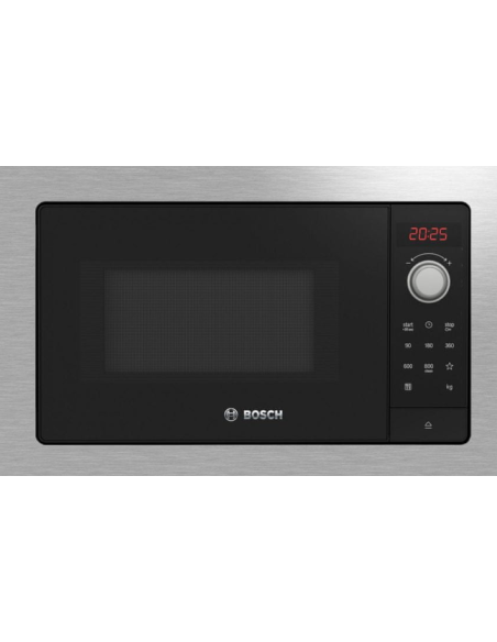 Bosch Kuchenka Mikrofalowa Bfl623Ms3 Do Zabudowy, 20 L, 800 W, Stal Nierdzewna