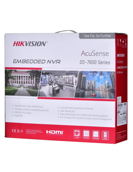 Hikvision Digital Technology Ds-7608Nxi-K2 Sieciowy Rejestrator Wideo (Nvr) 1U Czarny