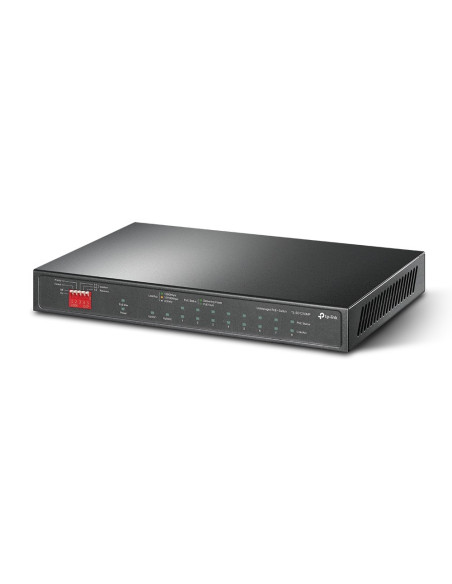 Tp-Link Tl-Sg1210Mp Łącza Sieciowe Nie Zarządzany Gigabit Ethernet (10/100/1000) Obsługa Poe Czarny