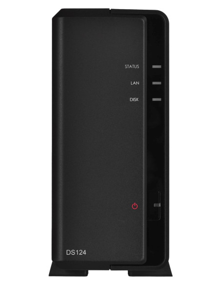 Nas Synology Ds124  Tower  1X (3.5" Sata Hdd)  Realtek Rtd1619B  ,1Gb Ddr4, 1X 1Gbe Rj-45