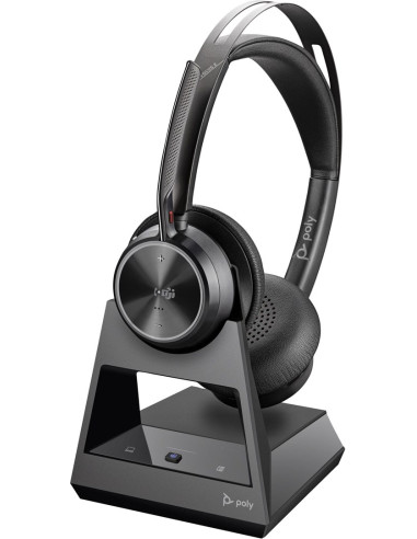 Poly Zestaw Słuchawkowy Voyager Focus 2-M Z Certyfikatem Microsoft Teams I Stacją Ładującą