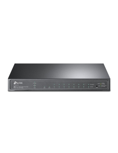 Tp-Link Tl-Sg2210P Zarządzany L2 Gigabit Ethernet (10/100/1000) Obsługa Poe Czarny
