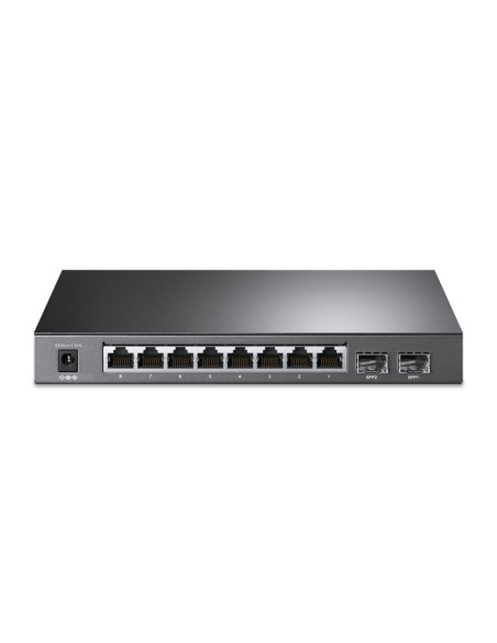 Tp-Link Tl-Sg2210P Zarządzany L2 Gigabit Ethernet (10/100/1000) Obsługa Poe Czarny