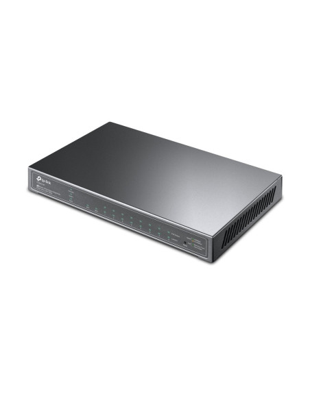 Tp-Link Tl-Sg2210P Zarządzany L2 Gigabit Ethernet (10/100/1000) Obsługa Poe Czarny
