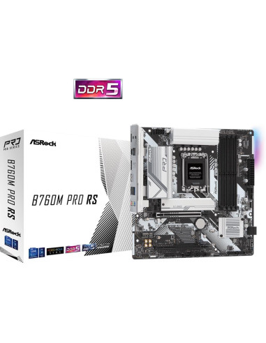 Asrock B760M Pro Rs Intel B760 Lga 1700 Micro Atx
