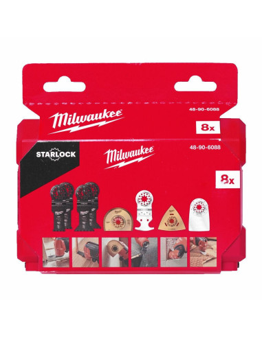 Milwaukee Mt Zestaw Brzeszczotów 8Szt.