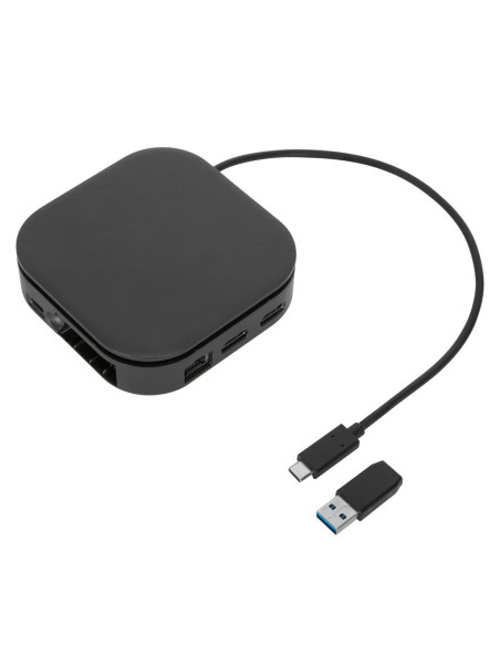 Targus Universal Displaylink Usb-C Podróżna Stacja Dokująca Z Dwoma Monitorami, 80 W | Ilość Portów Hdmi 2 | Ethernet Lan