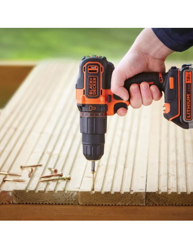 Black & Decker Bdchd18K1B2-Qw Wiertło 1400 Rpm
