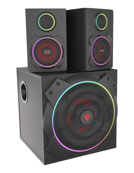 Genesis Helium 800Bt Zestaw Głośników 60 W Uniwersalne Czarny 2.1 Kan. 1-Drożny 30 W Bluetooth