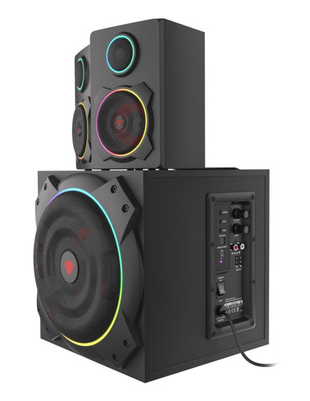 Genesis Helium 800Bt Zestaw Głośników 60 W Uniwersalne Czarny 2.1 Kan. 1-Drożny 30 W Bluetooth
