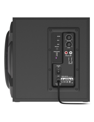 Genesis Helium 800Bt Zestaw Głośników 60 W Uniwersalne Czarny 2.1 Kan. 1-Drożny 30 W Bluetooth
