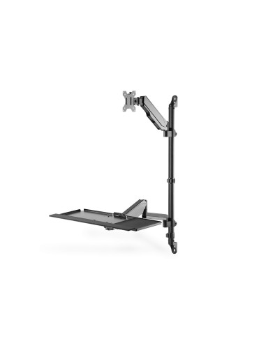 Digitus Ramię Naścienne Pojedyncze Lcd+Klawiatura Max.32" Max. 8Kg Uchylno-Obrotowe 360° (Pivot) Da-90372