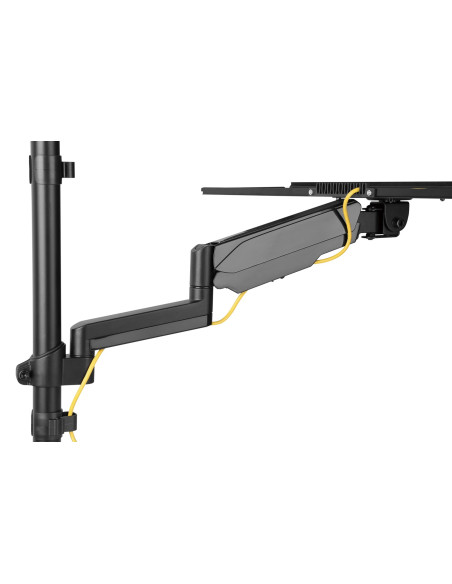 Digitus Ramię Naścienne Pojedyncze Lcd+Klawiatura Max.32" Max. 8Kg Uchylno-Obrotowe 360° (Pivot) Da-90372