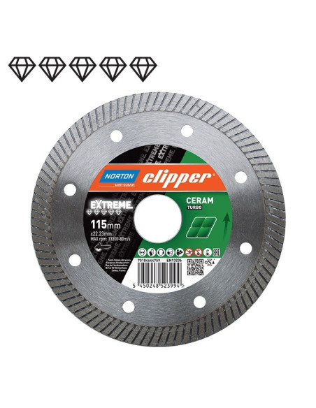 Tarcza Diamentowa Extreme Ceramic H9 230 X 25.4 Mm