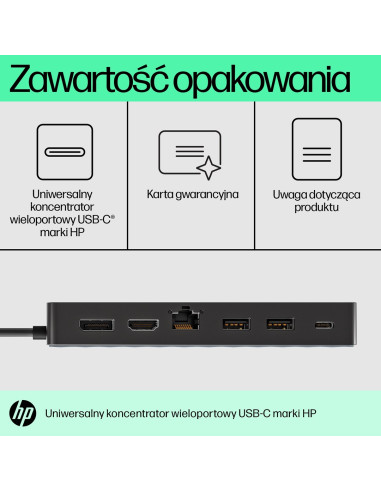 Hp 50H55Aa Usb 3.2 Gen 2 (3.1 Gen 2) Type-C Czarny