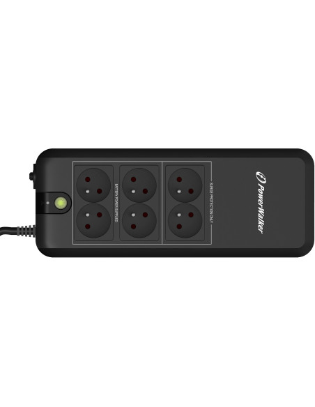 Powerwalker Vfd 600 Apfc Fr Czuwanie (Offline) 0,6 Kva 300 W 6 X Gniazdo Sieciowe