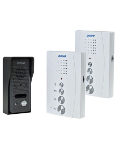 Orno Zestaw Domofon 1-Rodz. Z Inter Bezsł. Eluvio Int Biały  &&