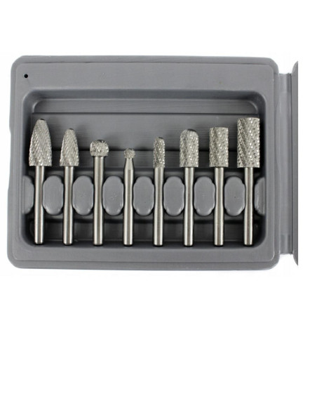 Frezy Trzpieniowe Do Metalu  8Szt. /Silver