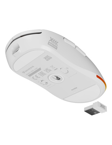 Genesis Zircon Xiii Myszka Gaming Oburęczny Rf Wireless + Usb Type-C Optyczny 26000 Dpi