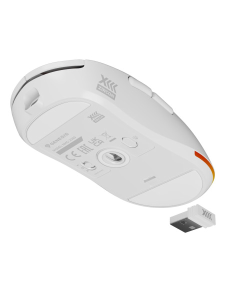 Genesis Zircon Xiii Myszka Gaming Oburęczny Rf Wireless + Usb Type-C Optyczny 26000 Dpi