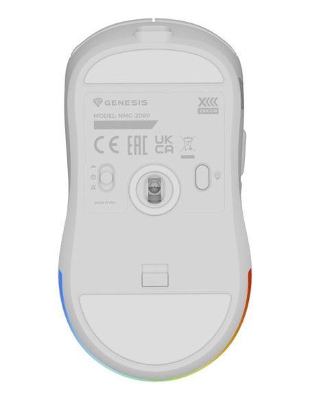 Genesis Zircon Xiii Myszka Gaming Oburęczny Rf Wireless + Usb Type-C Optyczny 26000 Dpi