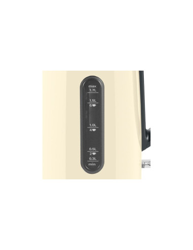 Bosch Twk4P437 Czajnik Elektryczny 1,7 L 2400 W Beżowy, Czarny