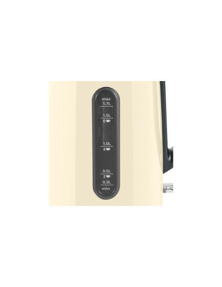 Bosch Twk4P437 Czajnik Elektryczny 1,7 L 2400 W Beżowy, Czarny