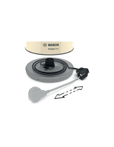 Bosch Twk4P437 Czajnik Elektryczny 1,7 L 2400 W Beżowy, Czarny